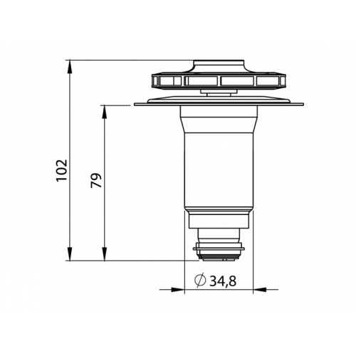 Ротор насоса Duca (вращение против часовой стрелки) к Wilo INTVACL 15/5-2 для котлов Protherm Гепард, Пантера (1557548) 1557216