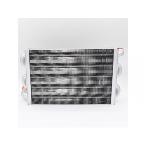 Теплообменник основной Heatwave для котлов Ariston Clas, Clas B, Clas System, Genus, Chaffoteaux Alixia, Niagara, Pigma, Talia (65104246)