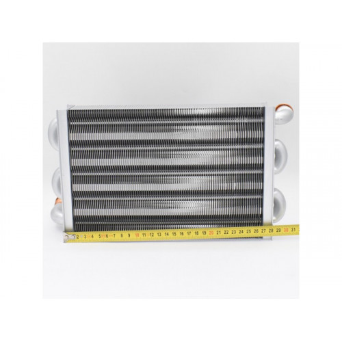Теплообменник основной Heatwave для котлов Ariston Clas, Clas B, Clas System, Genus, Chaffoteaux Alixia, Niagara, Pigma, Talia (65104246)