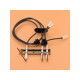 Электрод розжига и ионизации для котлов Viessmann Vitopend 100-W WH1B, WH1D, WHKB, A1JB (7831305)
