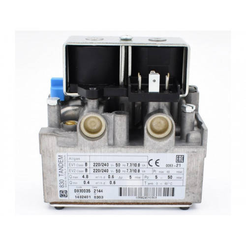 Газовый клапан SIT 830 Tandem 0830035 (заменяет 0830034) для котлов Beretta Novella (R7625.A)