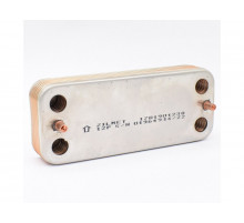 Теплообменник ГВС 12 пластин Zilmet 17B1901230 для BAXI Eco Classic, Eco Nova (6304131043) 63041310431P, 63041310091P