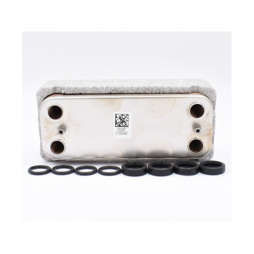 Теплообменник ГВС 24 пластины для котлов Beretta City 35 CSI, Exclusive Mix 35 CSI (R10024627) 10024627