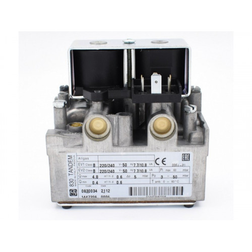 Газовый электромагнитный клапан SIT 830 TANDEM для котлов  Ariston Unobloc 24 RI, 31 RI, 38 RI, 45 RI (997343)