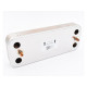 Теплообменник вторичный 10 пластин для котлов Protherm Lynx, Ягуар (0020119605)
