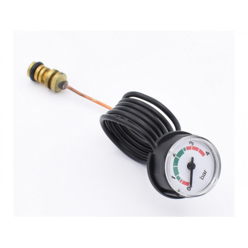 Манометр с медной трубкой для котлов Bosch Gaz 2000 W, 6000 W, Buderus Logamax U072 (87186457920)