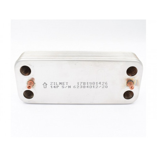 Теплообменник пластинчатый Zilmet 17B1901426 для котлов Mora 5114, 5116 (ST90029)