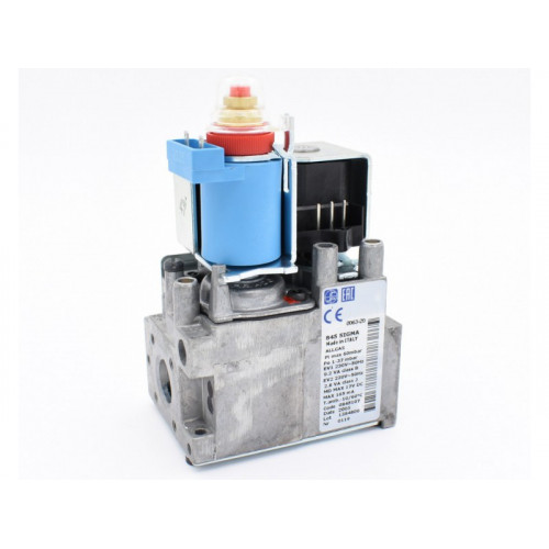 Газовый клапан SIT 845 Sigma 0845107 для котлов Ariston и Chaffoteaux (65104254)