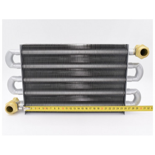 Теплообменник Valmex 82 ламели для котлов Viessmann Vitopend 100-W WH1D, WH1B, WHKB 24 кВт (7825510.AV)