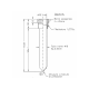 Гильза для 3-х датчиков 1/2x100 мм для котлов Protherm Медведь TLO, Скат v.11 (0020027662)
