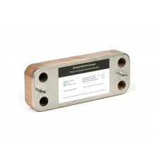 Теплообменник ГВС 12 пластин для котлов BAXI Eco Classic, Eco Nova (6304131043) 63041310431P, 63041310091P