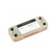 Теплообменник ГВС 12 пластин для котлов BAXI Eco Classic, Eco Nova (6304131043) 63041310431P, 63041310091P