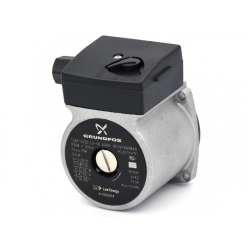 Двигатель циркуляционного насоса Grundfos 15-50 для котлов Buderus U042, U044, U052, U054 (19928656)