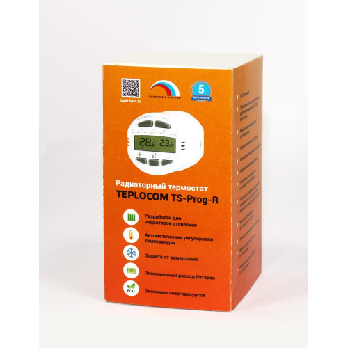 Термостат радиаторный Teplocom TS-Prog-R