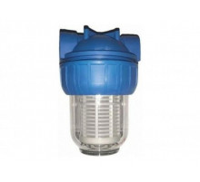 Колба фильтра для воды Unipump 5" CFC-5K (резьба 1") с картриджем NT-5