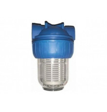 Колба фильтра для воды Unipump 5" CFC-5K (резьба 1") с картриджем NT-5