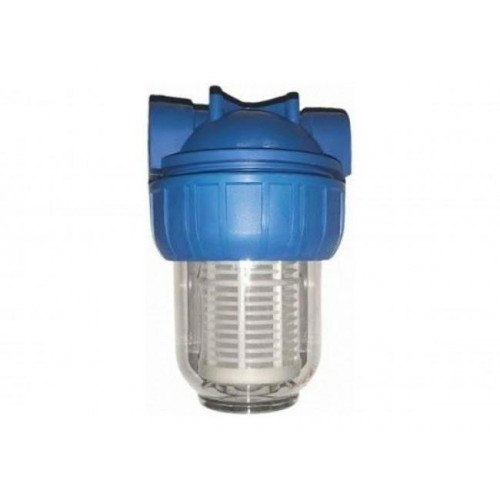 Колба фильтра для воды Unipump 5" CFC-5K (резьба 1") с картриджем NT-5