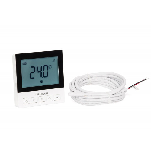 Термостат комнатный для теплого пола Teplocom TSF-Prog-220/16A