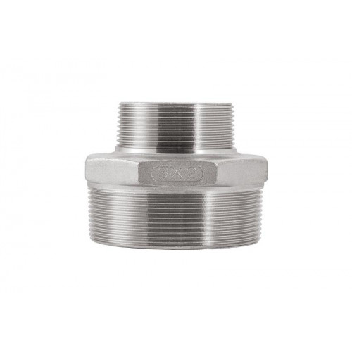 Ниппель переходной Unipump 3”НР / 2”НР нерж. cталь
