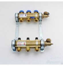Коллектор для теплых полов Watts HKV-3 из латуни 1"