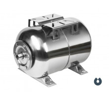 Гидроаккумулятор Unipump 24 л горизонтальный, нерж. сталь, мембрана EPDM