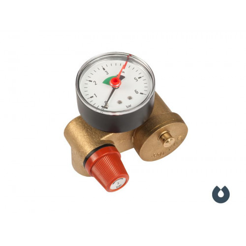 Группа безопасности котла Unipump 1" - 3/4" КОМПАКТ