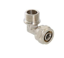 Угольник обжимной с переходом на нар. р. 20х1/2" VALTEC 10/100