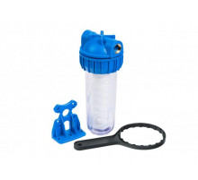 Колба Unipump 10" CFC-10K (резьба 1") с картриджем SC-10W (5мкм)