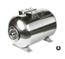 Гидроаккумулятор Unipump 50 л горизонтальный, нерж. сталь, мембрана EPDM