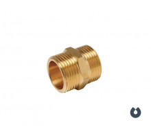 Ниппель латунный Unipump 1" нр х 1" нр