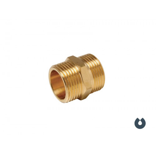 Ниппель латунный Unipump 1" нр х 1" нр