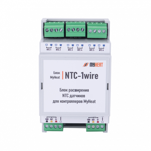 Блок расширения MyHeat NTC-1wire