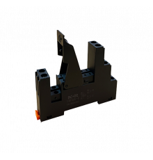 Колодка реле 14F08-E, 8pin на DIN-рейку с пластиковым фиксатором