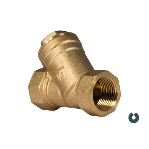 Фильтр-грязевик Y-образный латунный сетчатый Unipump 3/4"