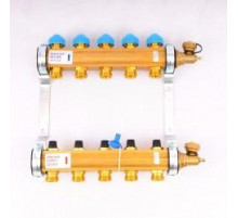 Коллектор для теплых полов Watts HKV-5 из латуни 1"