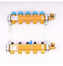 Коллектор для теплых полов Watts HKV-5 из латуни 1"