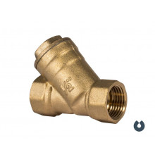 Фильтр-грязевик Y-образный латунный сетчатый Unipump 1/2"