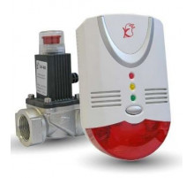 Сигнализатор загазованности КЕНАРЬ GD100-CN (метан + оксид углерода СО) + GV80 DN25