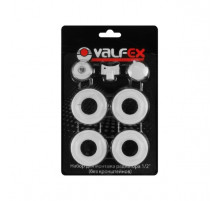 Комплект для радиаторов без кронштейнов  1/2" Valfex