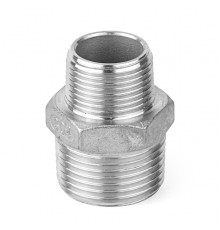 Ниппель никелированный переходной Valfex НР 1" - НР 3/4" (110/10)