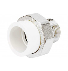Муфта комбинированная НР Белая 25-1/2 Pro Aqua