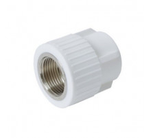 Муфта переходная с внутренней резьбой 20 x 3/4" 100/25 Valfex Белая