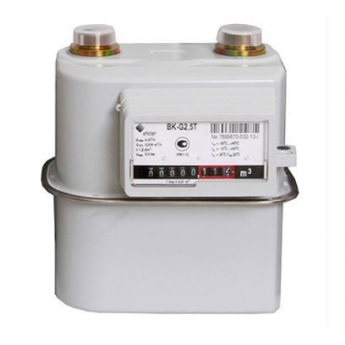 Счетчик газа ВК-G2.5T V1,2dm3 110мм правый